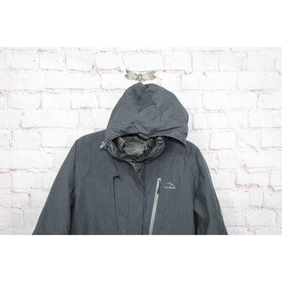 *LL Bean Mountain Liner Down 3 in 1 Jacket Black Size M - Picture 2 of 12